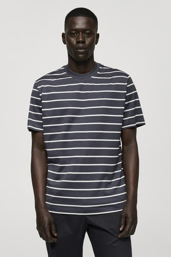 T-shirt (korte mouwen) Blauw - Mango