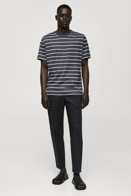 T-shirt (korte mouwen) Blauw - Mango