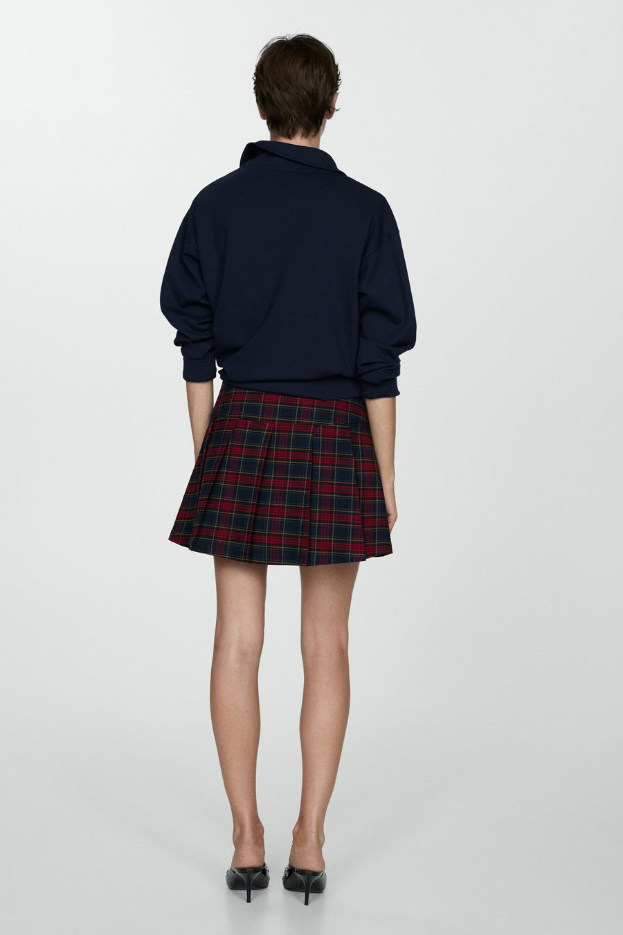 Rok (kort) Rood - Mango