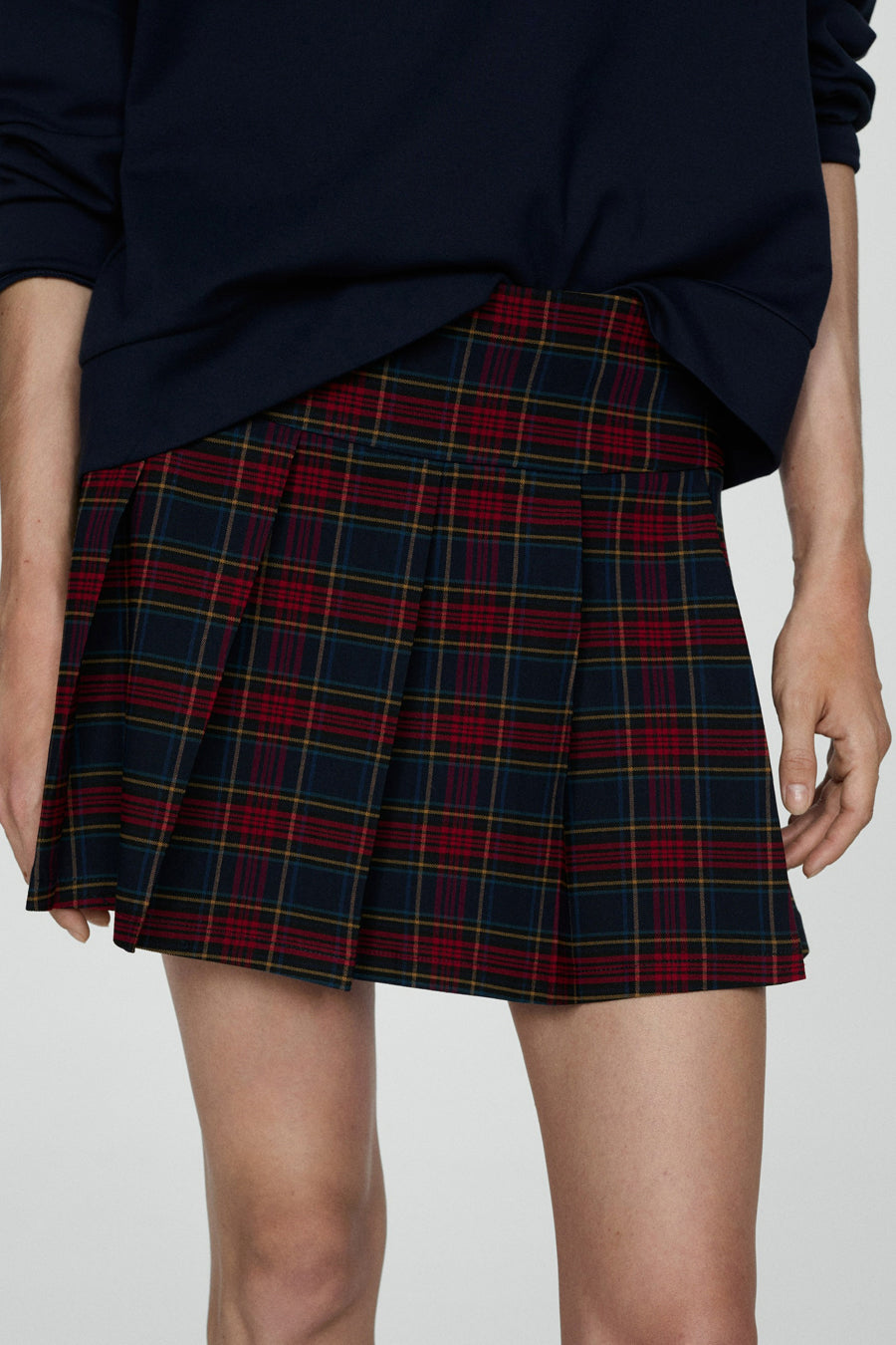 Rok (kort) Rood - Mango