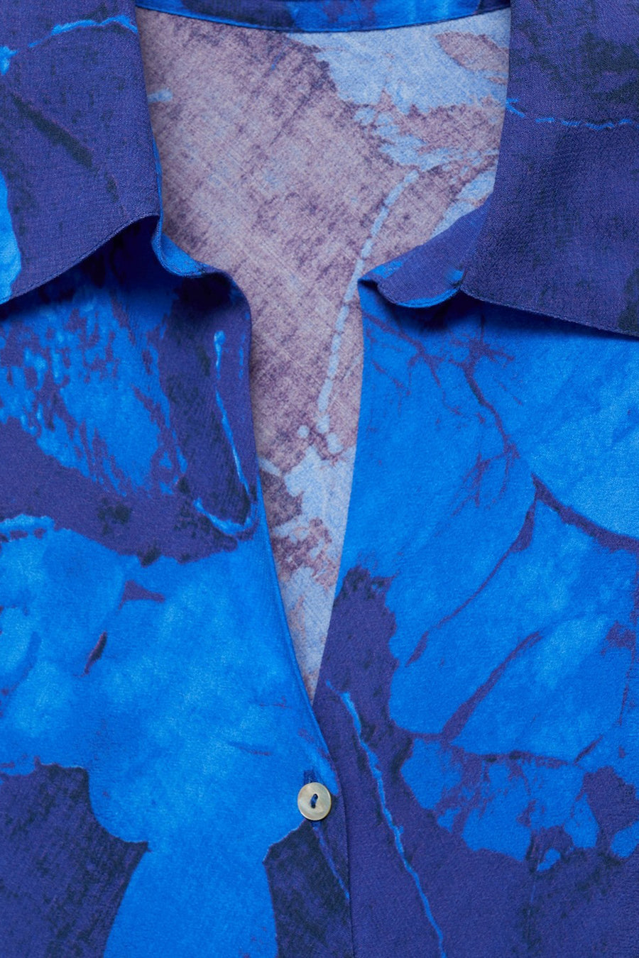 Hemd (lange mouwen) Blauw - Mango