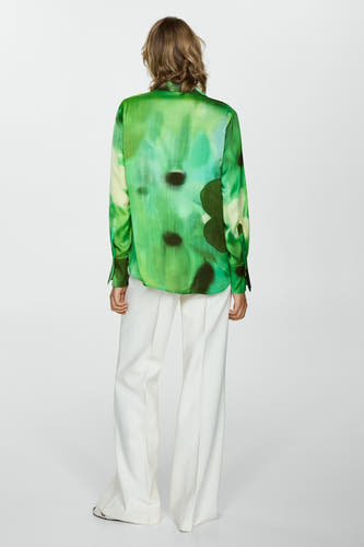 Hemd (lange mouwen) Groen - Mango