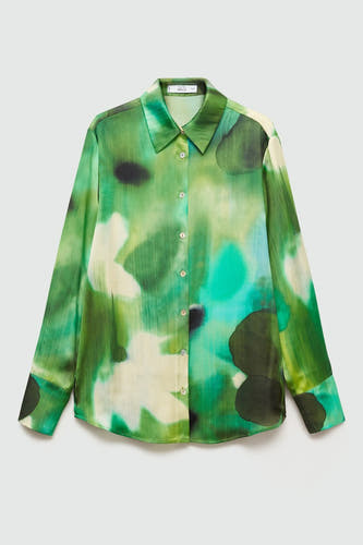 Hemd (lange mouwen) Groen - Mango