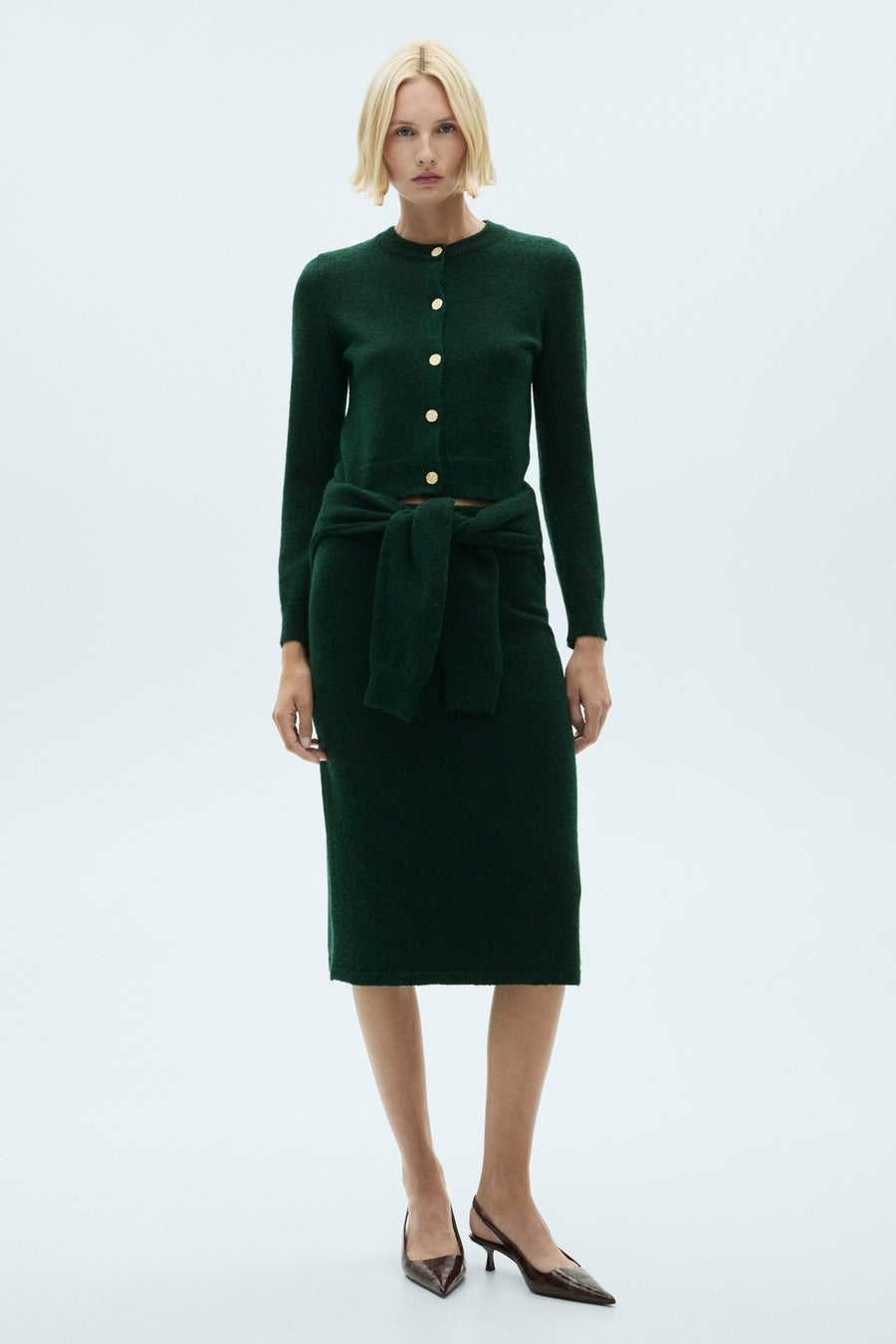 Gilet Groen - Mango