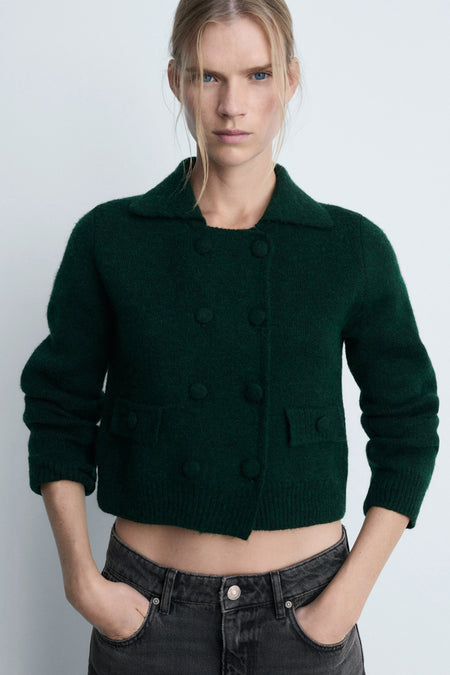 Gilet Groen - Mango