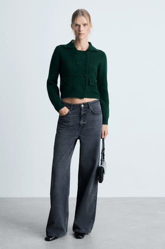 Gilet Groen - Mango