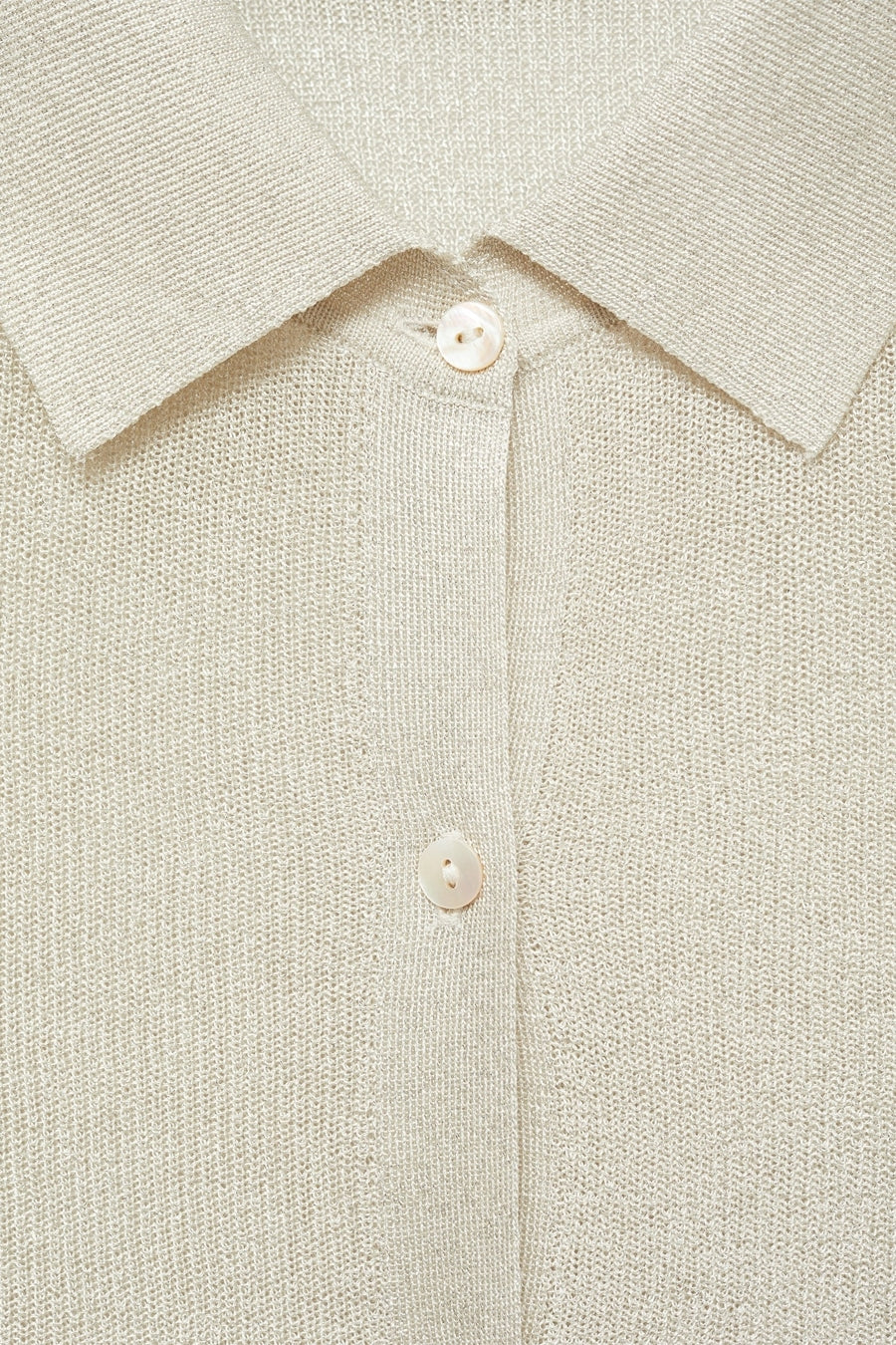 Hemd (lange mouwen) Zilver - Mango