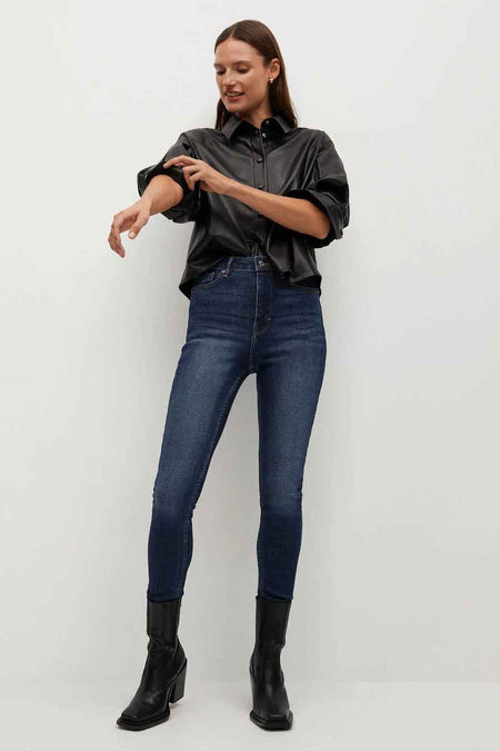 Jeans skinny Mid blue denim - Mango