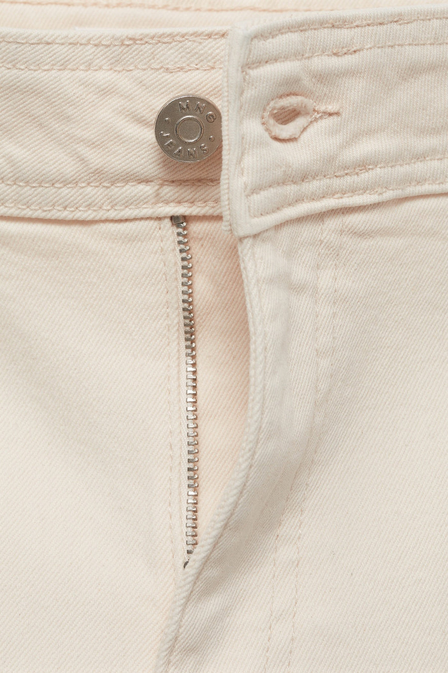 Jeans wide Off white denim - Mango