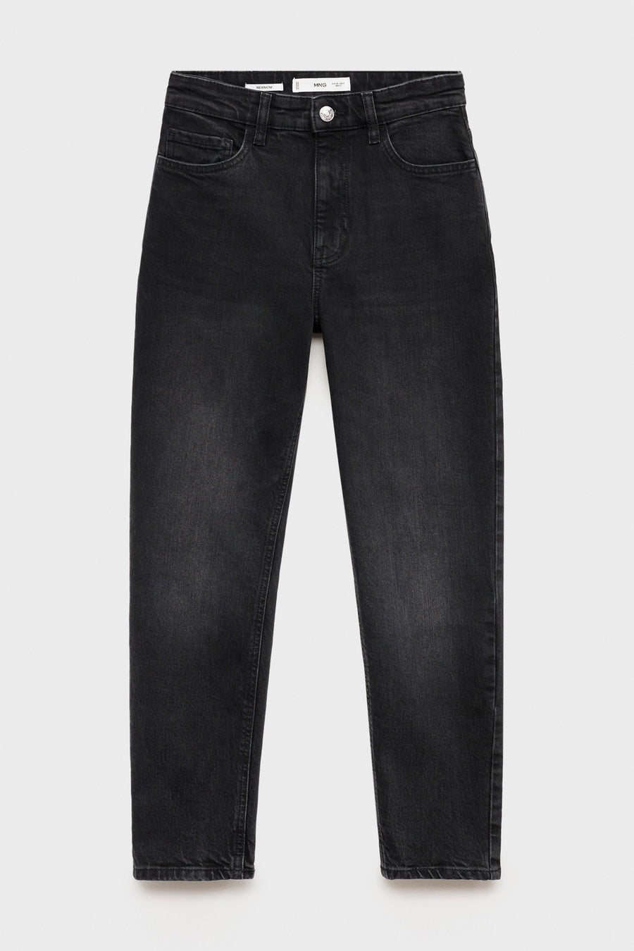 Mom Jeans Dark grey denim - Mango