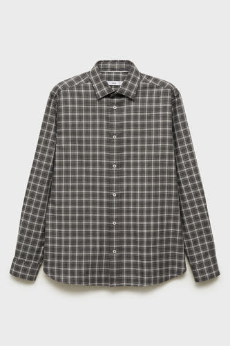 Hemd (lange mouwen) Grijs - Mango