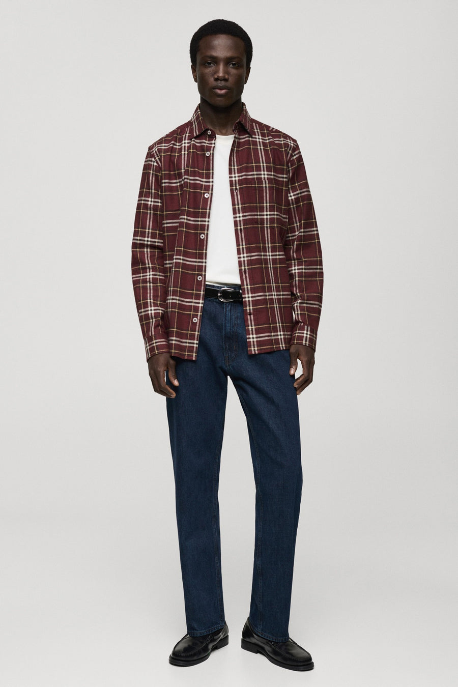 Hemd (lange mouwen) Rood - Mango