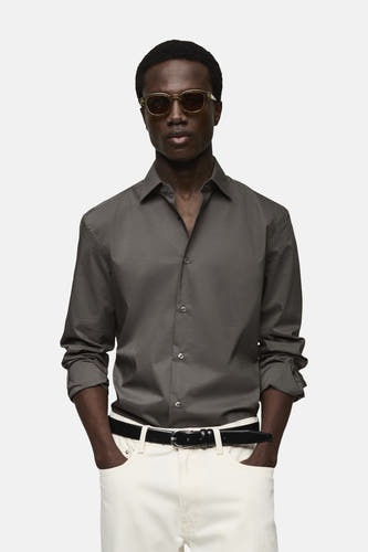Hemd (lange mouwen) Grijs - Mango