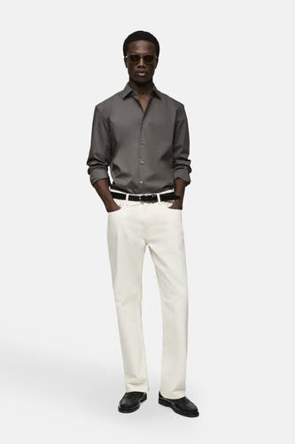 Hemd (lange mouwen) Grijs - Mango