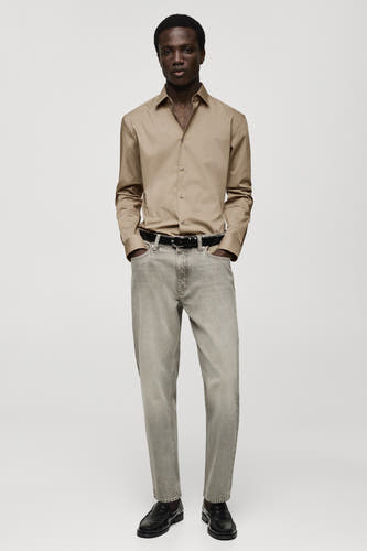 Hemd (lange mouwen) Bruin - Mango