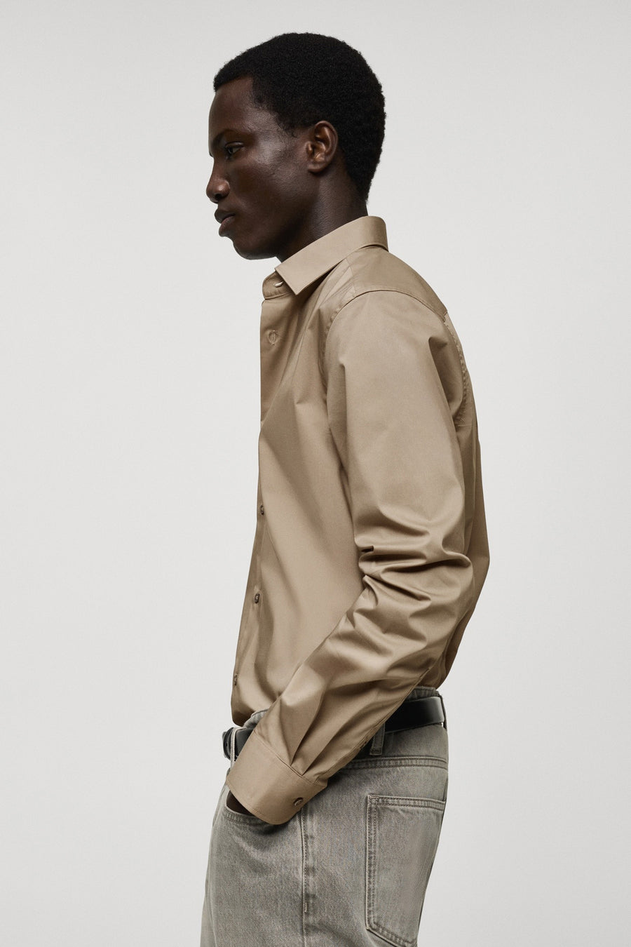 Hemd (lange mouwen) Bruin - Mango