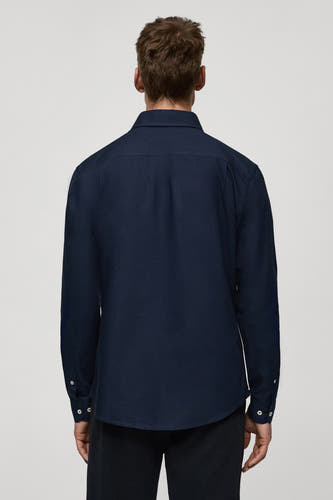 Hemd (lange mouwen) Blauw - Mango