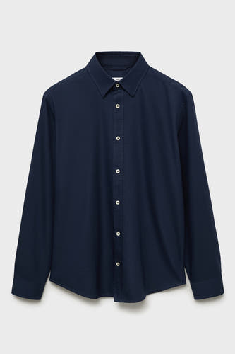 Hemd (lange mouwen) Blauw - Mango
