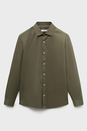 Hemd (lange mouwen) Groen - Mango