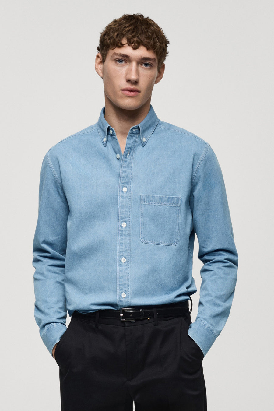 Jeanshemd Blauw - Mango