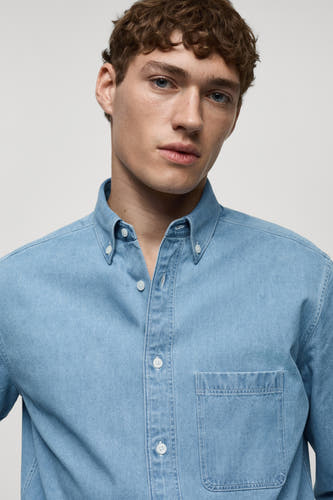Jeanshemd Blauw - Mango