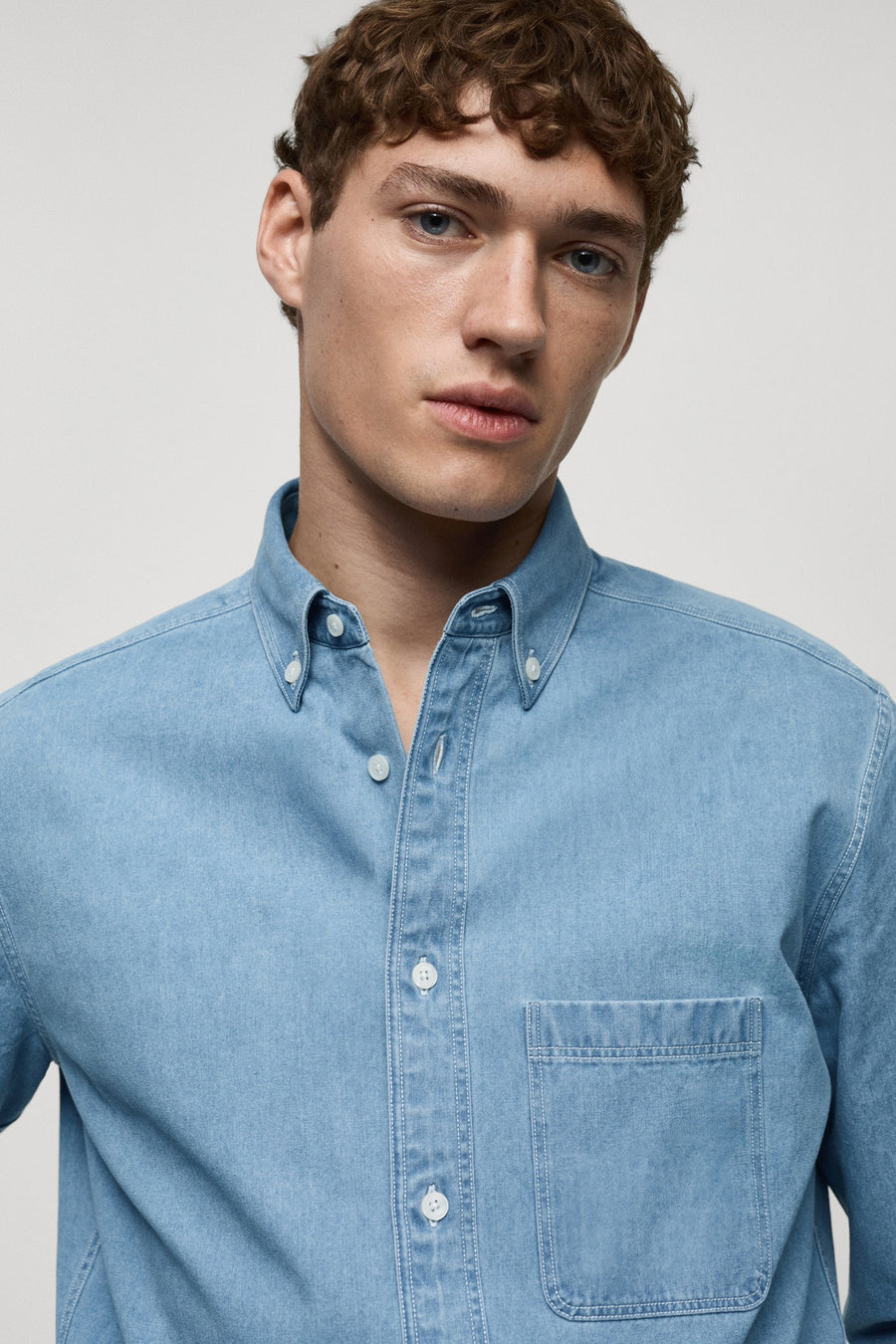 Jeanshemd Blauw - Mango