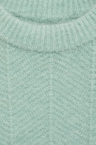 Trui met ronde hals Turquoise - Mango