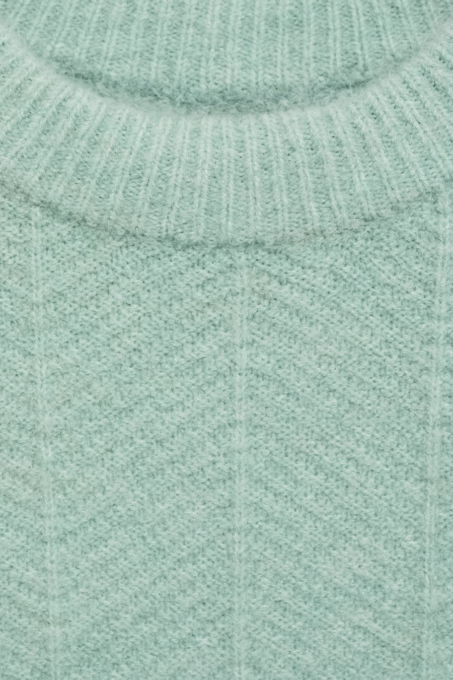 Trui met ronde hals Turquoise - Mango