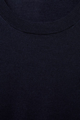 Trui met ronde hals Blauw - Mango