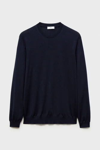 Trui met ronde hals Blauw - Mango