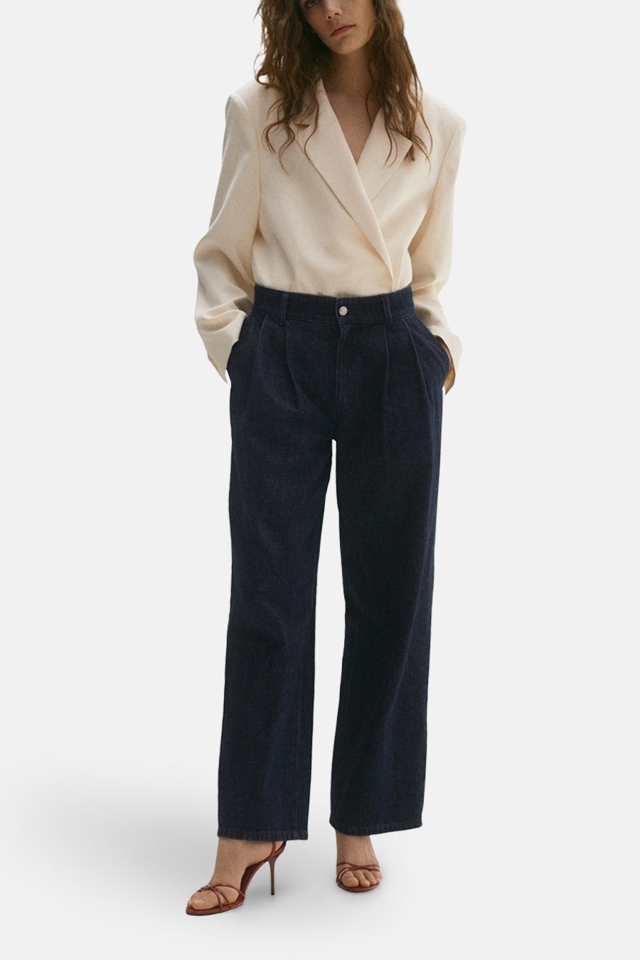 Jeans wide Denim - Mango