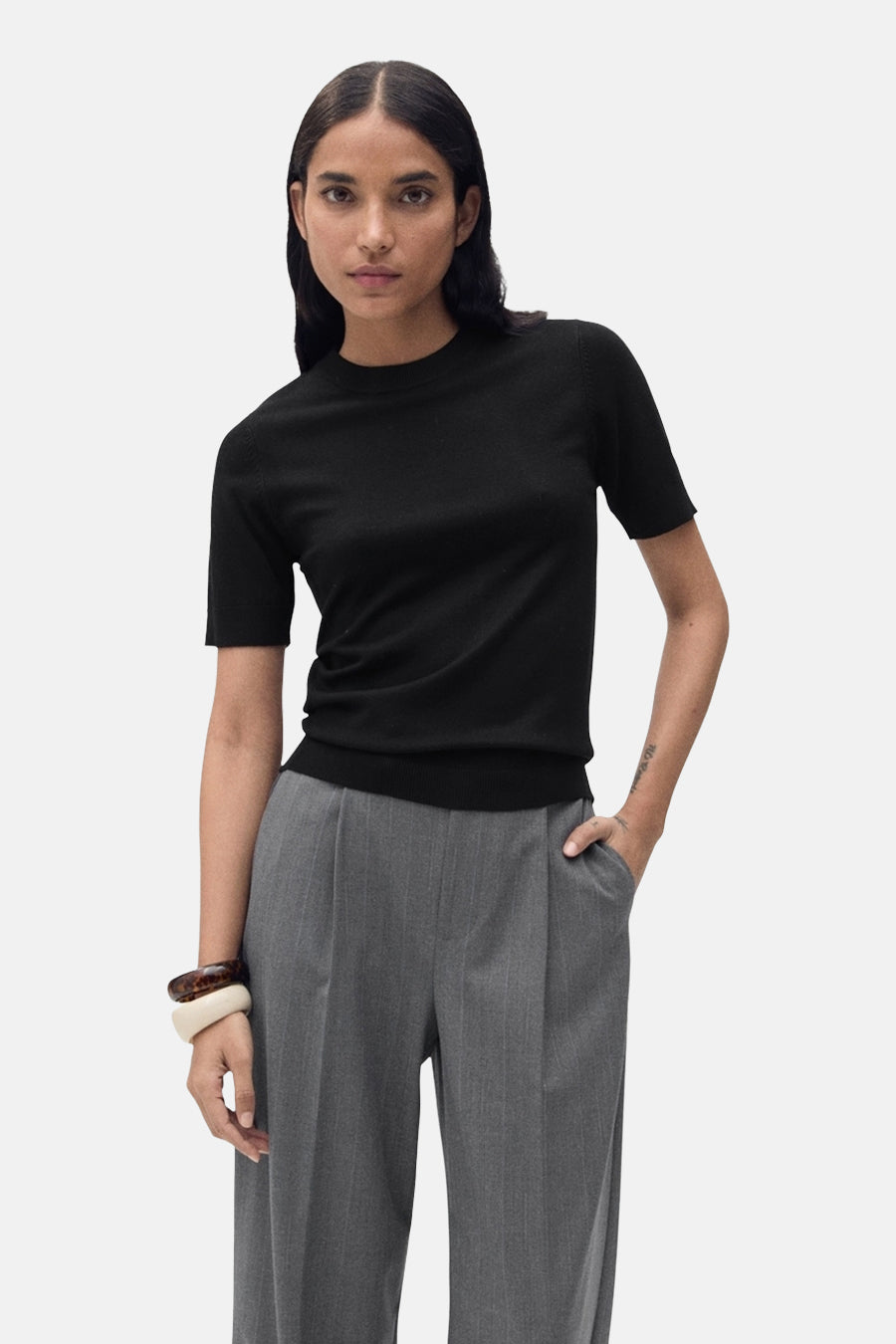 Trui met ronde hals Multicolor - Mango