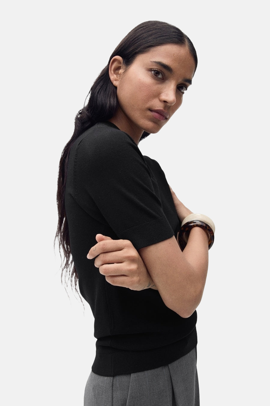Trui met ronde hals Multicolor - Mango