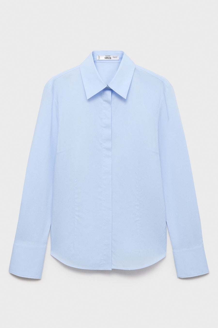Hemd (lange mouwen) Blauw - Mango