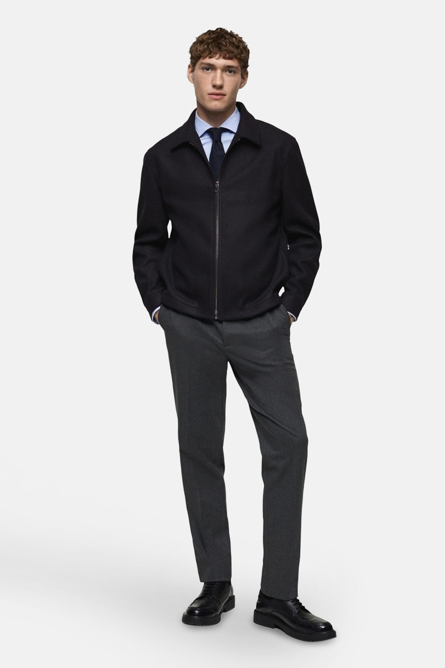 Sweater (gilet) Blauw - Mango