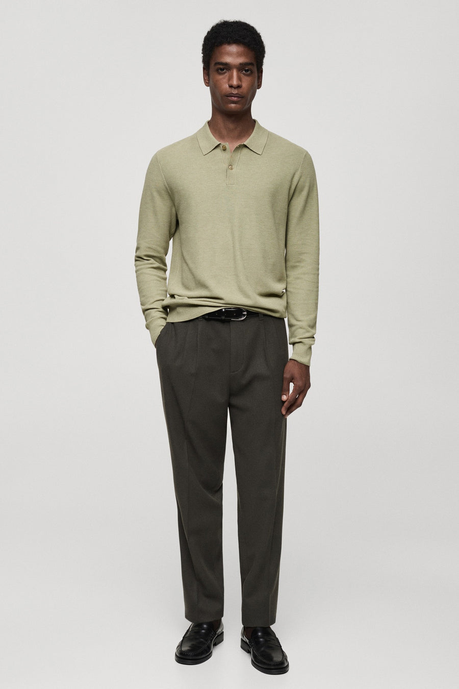 Trui met ronde hals Groen - Mango