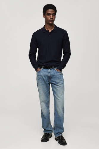 Trui met ronde hals Blauw - Mango
