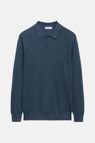 Trui met ronde hals Blauw - Mango