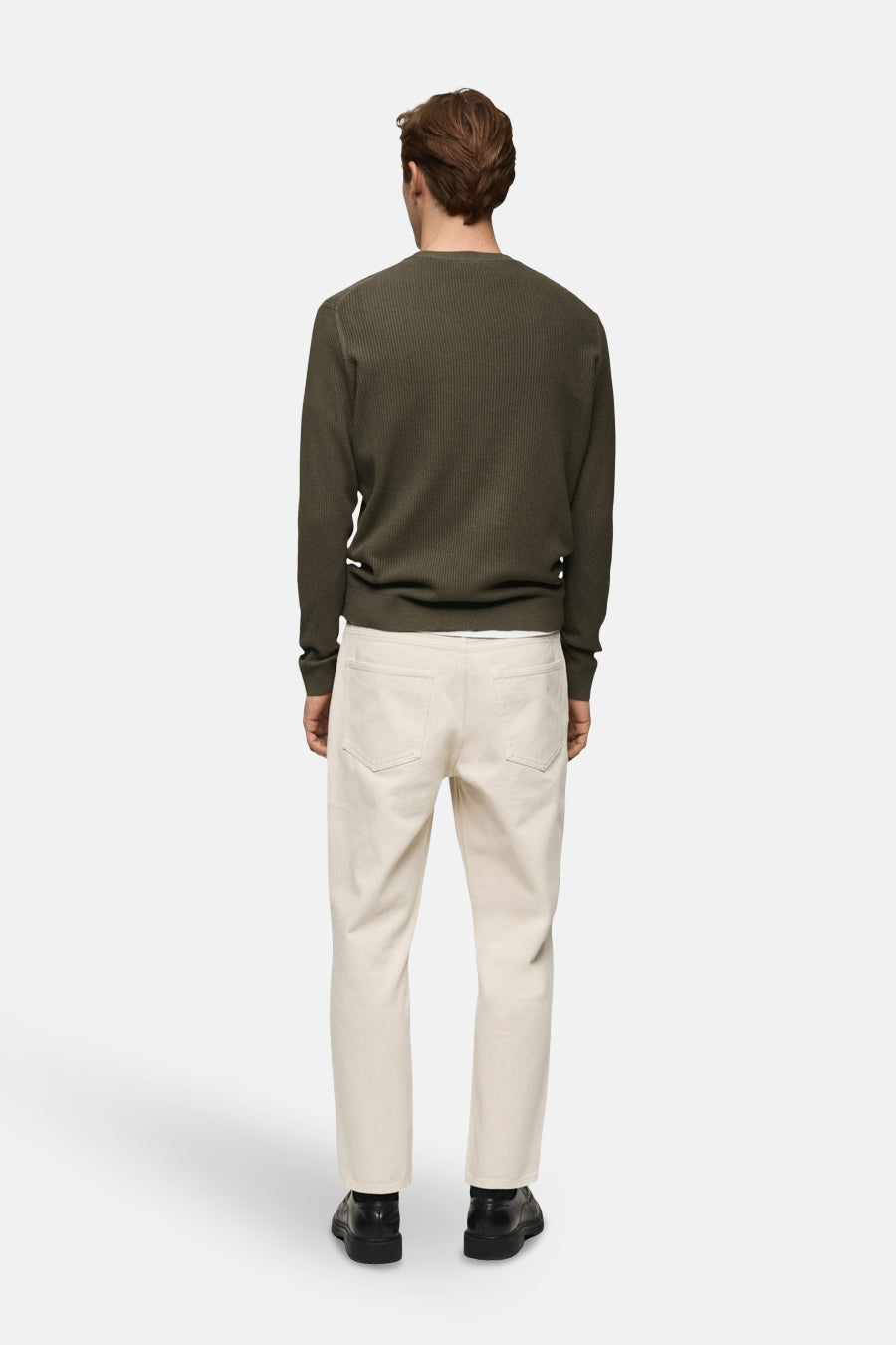 Trui met ronde hals Groen - Mango