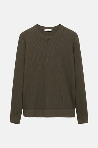 Trui met ronde hals Groen - Mango