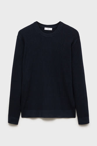Trui met ronde hals Blauw - Mango
