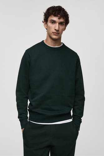 Sweater met ronde hals Groen - Mango
