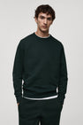 Sweater met ronde hals Groen - Mango