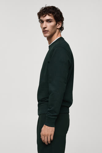 Sweater met ronde hals Groen - Mango