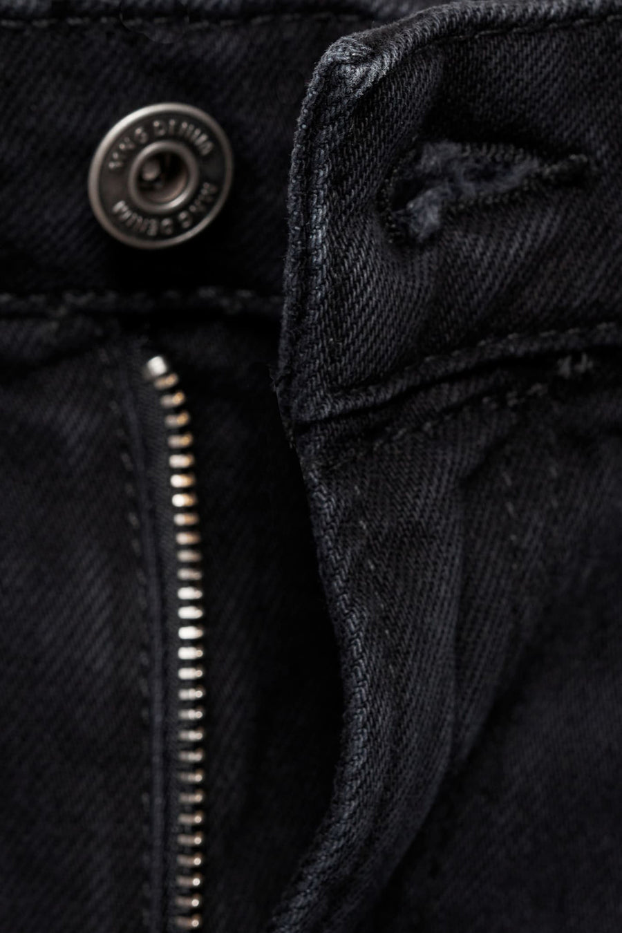 Jeans straight Dark grey denim - Mango