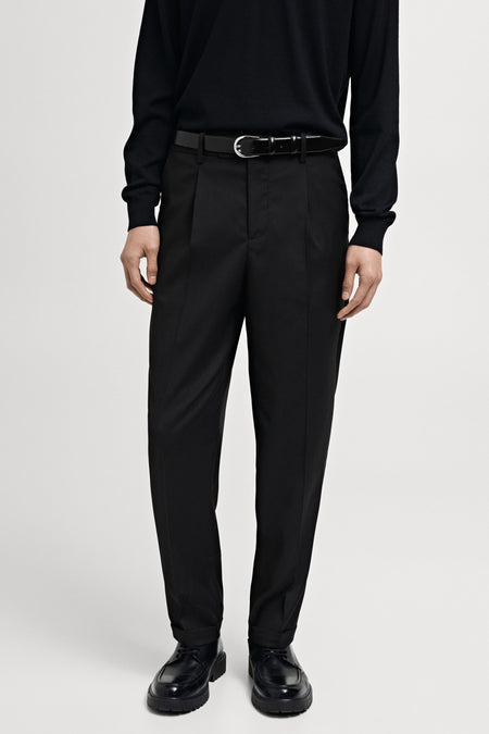 Broek Zwart - Mango