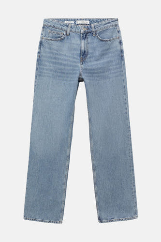 Jeans straight Light blue denim - Mango
