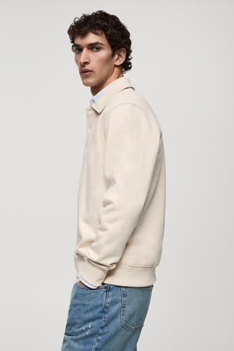 Sweater met ronde hals Wit - Mango