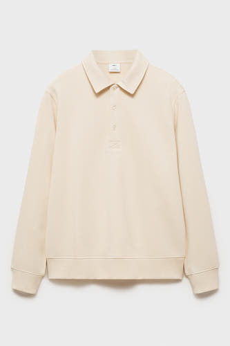 Sweater met ronde hals Wit - Mango