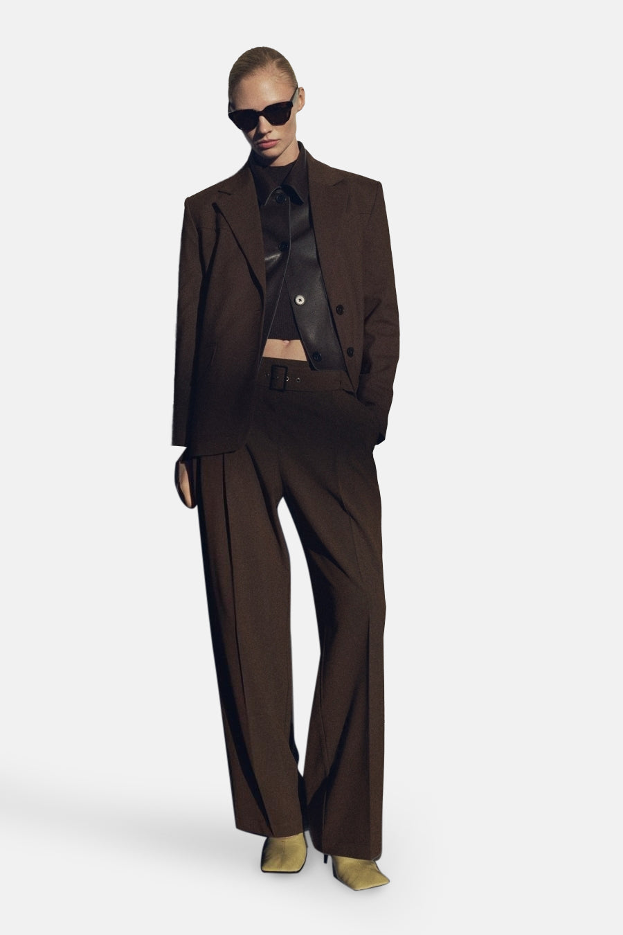 Broek Bruin - Mango